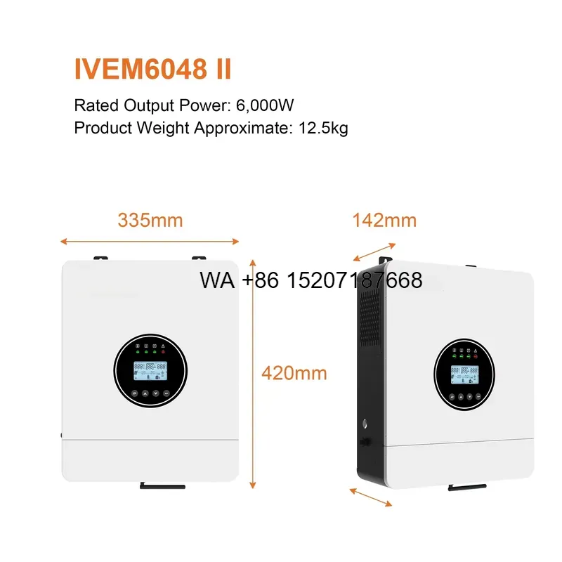 Off Grid Solar Inverter 48V 6000W - Wmwmnu pour Felicitysolar, onduleur solaire à