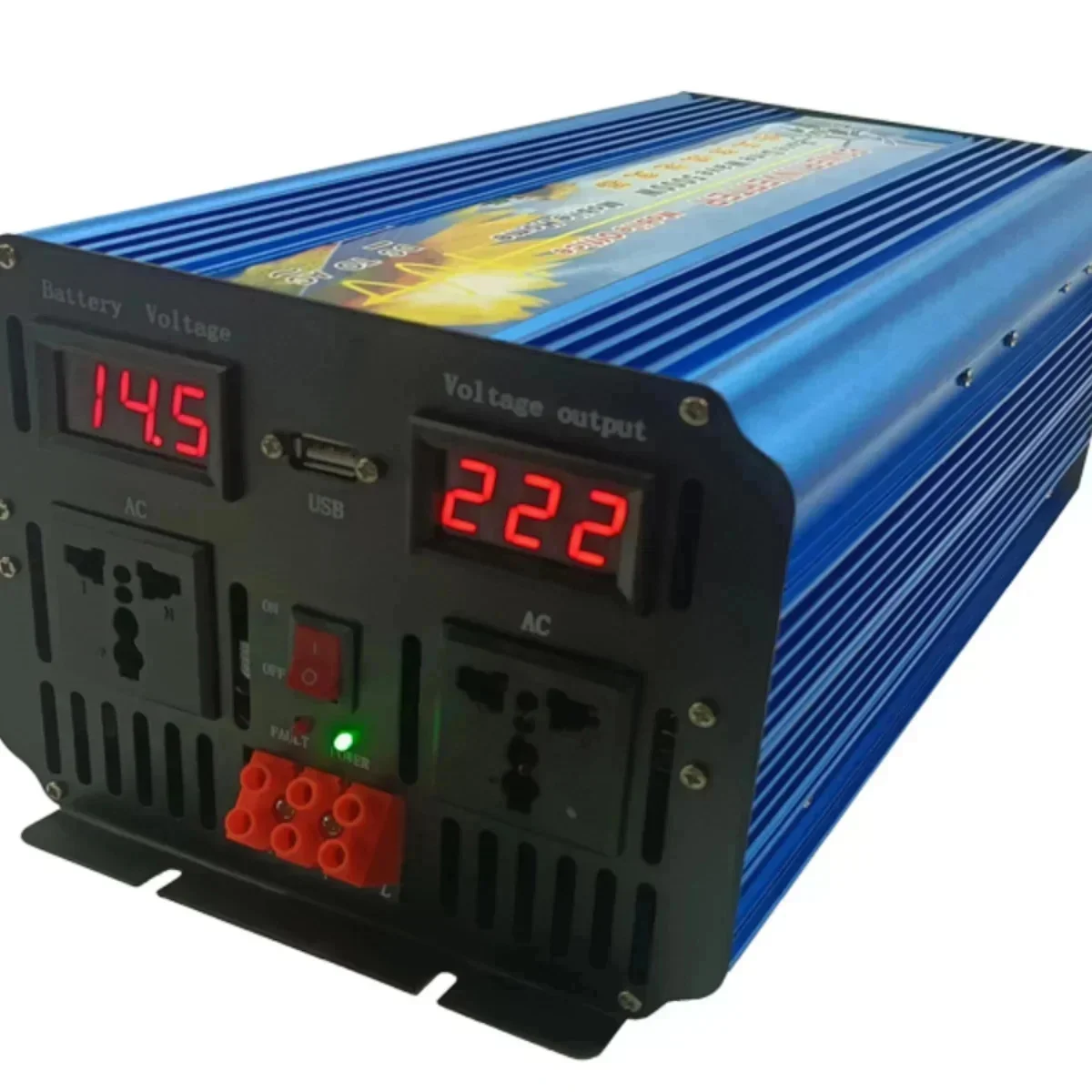 Onduleur solaire à onde sinuso - Pure Sine Wave Inverter 5000W 48V 220V avis et prix