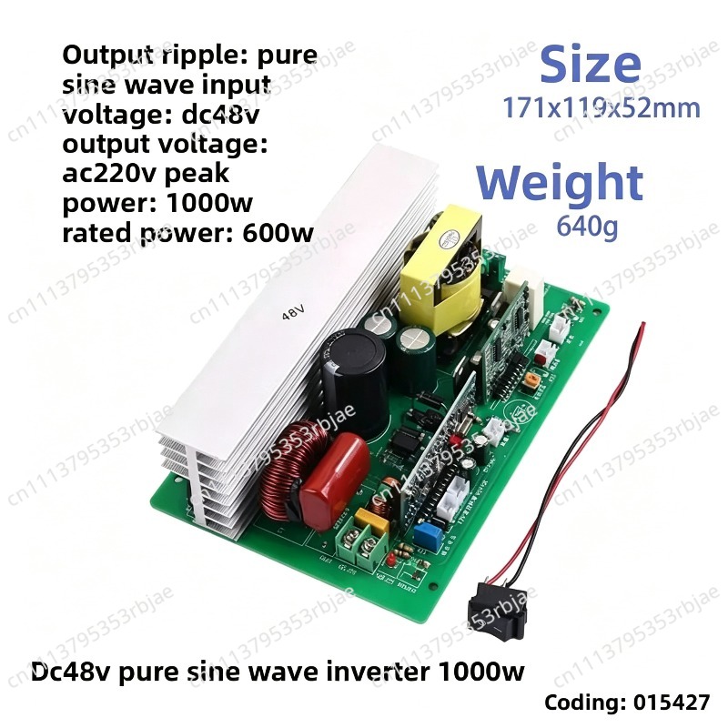 Carte mère d'onduleur à onde s - Pure Sine Wave Inverter Board 24V 48V avis et prix